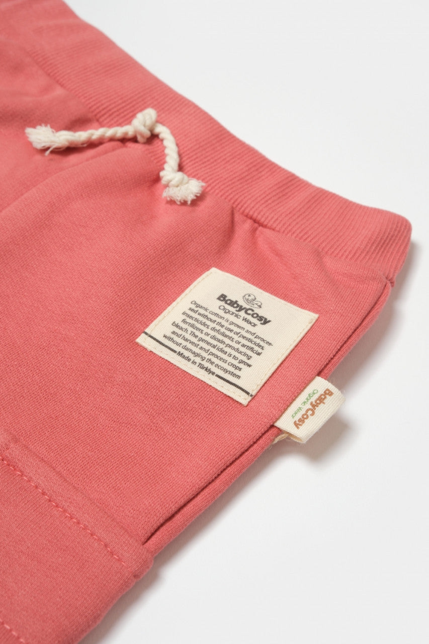 Pantaloni cu buzunare laterale, Two thread, 100%bumbac organic - , BabyCosy